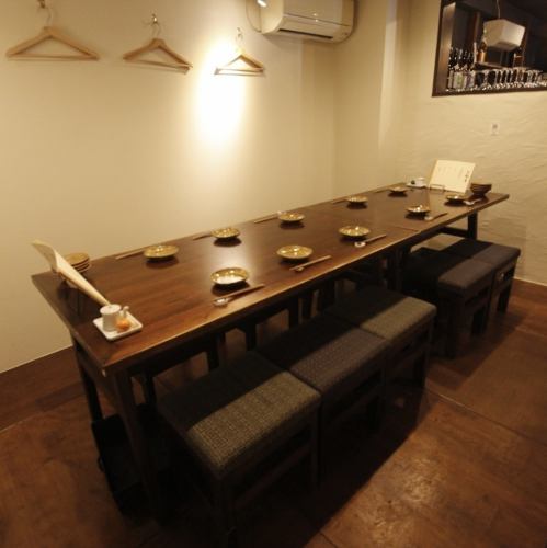 最大10名様でご利用可能な半個室