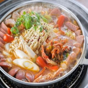 푸데 치게 세트 (선택 할 수있는 치즈 미 + 라면 포함)