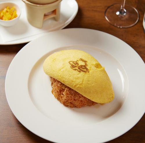Dinner 한정! 사가 미코 계란을 사용한 솜털 오므라이스