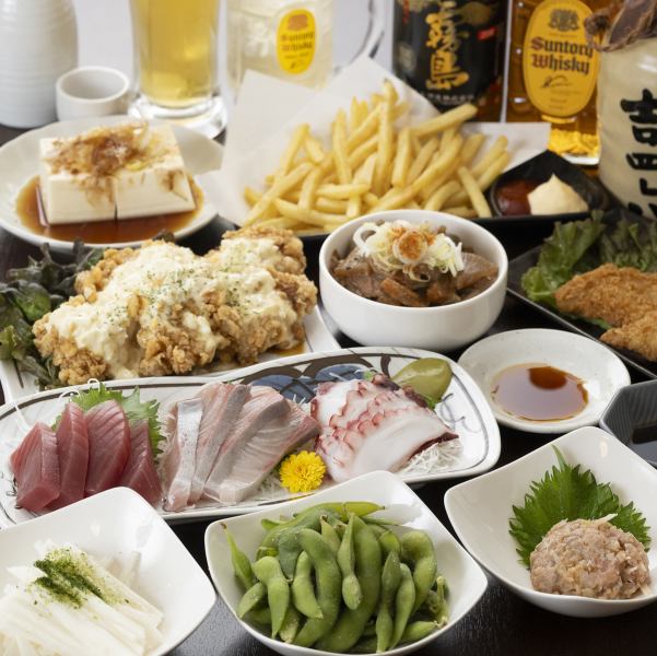 2時間飲み放題付コースをご用意しております。