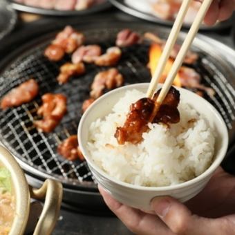 飛騨牛！鍋！焼肉！ガッツリコース　全7品　4000円