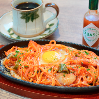 11:00〜OK♪【Napolitan午餐】沙拉,湯,水桶,甜點,飲料980日元★