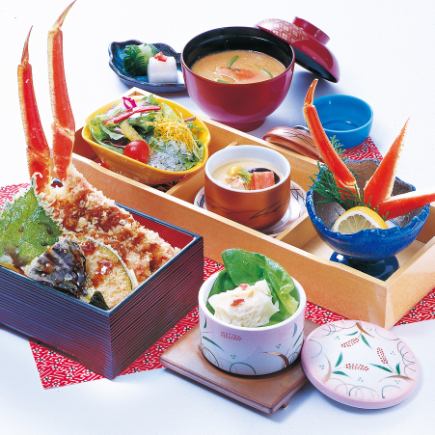 Choose from our selection of easy Japanese meals: Hana Gozen [6 dishes] 3,278 yen (tax included)