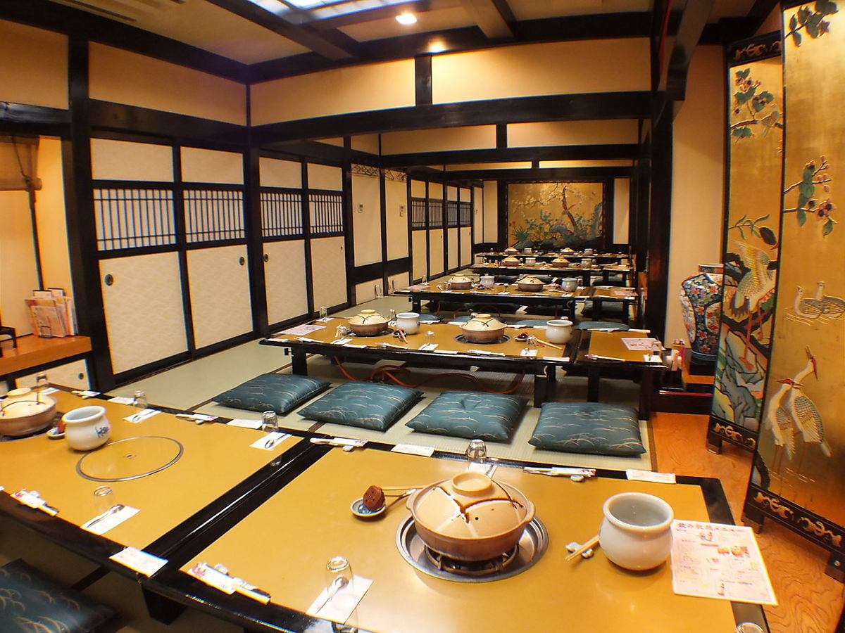 We have tatami and horigotatsu seats available.Various banquets and entertainment!