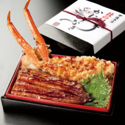 うなぎ蟹天重（税込4,104円）　※5/15～8/17までの期間限定商品