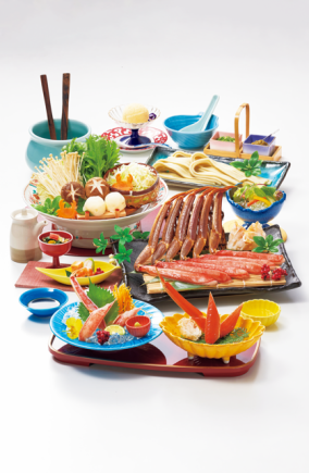 かにしゃぶ会席 北舞〈上〉 【7品】 8800円(税込)