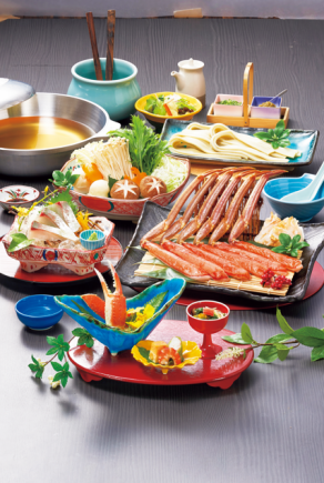 かにしゃぶ会席　雪舞〈上〉　【6品】　7700円(税込)