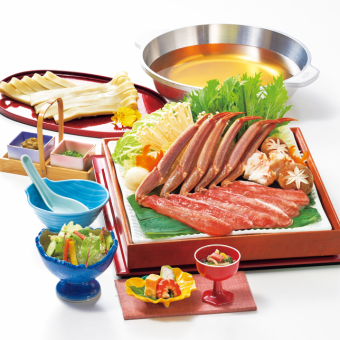 かにしゃぶセット〈上〉　【4品】　6600円(税込)