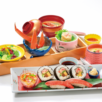 選べるかに和膳 華御膳【6品】　3630円（税込）