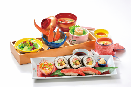 選べるかに和膳 華御膳【6品】　3630円（税込）