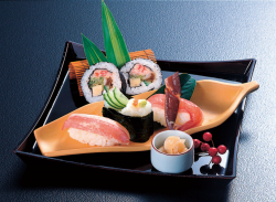 Assorted crab sushi