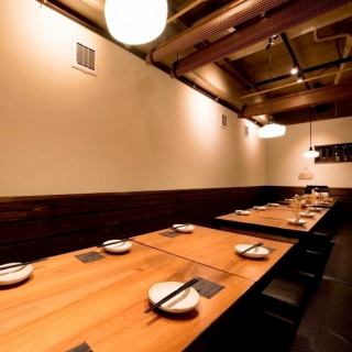 Semi-private room Digging Gotatsu Zashiki ◎ From 3 people to a maximum of 22 people! It is a completely private room from 15 people.