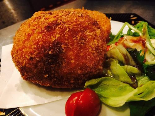 Handmade crab cream croquette