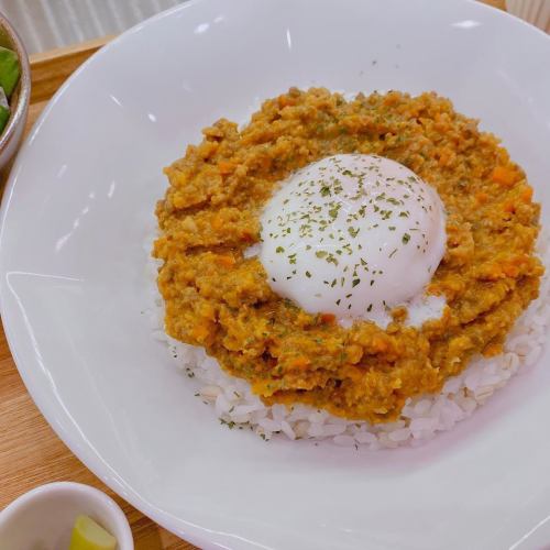 Enteric Rice Plate Fermentation Keema Curry of Koji and Koya Tofu