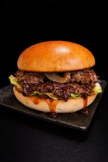 碎黑毛和牛照燒漢堡