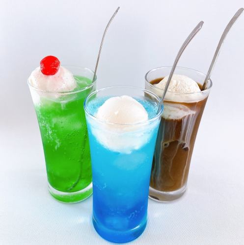 Cream soda, coffee float, ramune solve