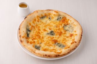 Gorgonzola and honey pizza