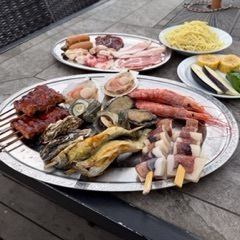 4時間【夏を満喫！蝦夷アワビや鮎など贅沢海鮮8種＆肉も楽しめる「夏“海鮮”フェス」プラン】