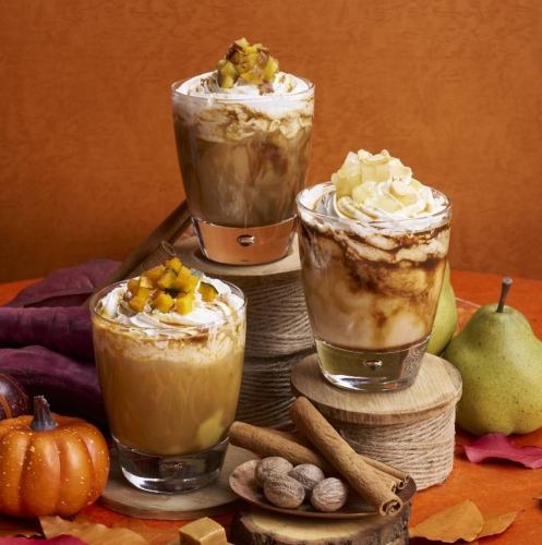 [Seasonal Offer!] Enjoy a heartwarming moment with autumn drinks and sweets