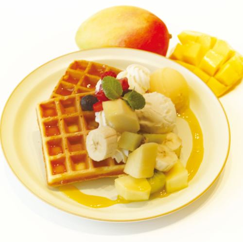 [Limited Time Offer: April 16th - June 17th] Mango Tropical Waffles