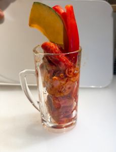 【得】ジョッキホルモン(辛ダレジョッキ)三人前