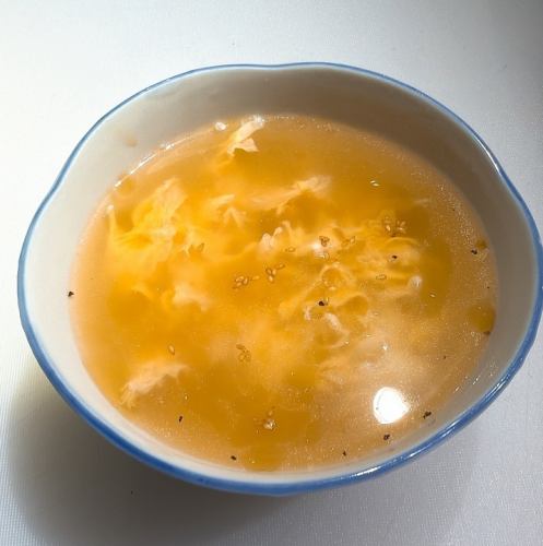 【ご飯】玉子スープ