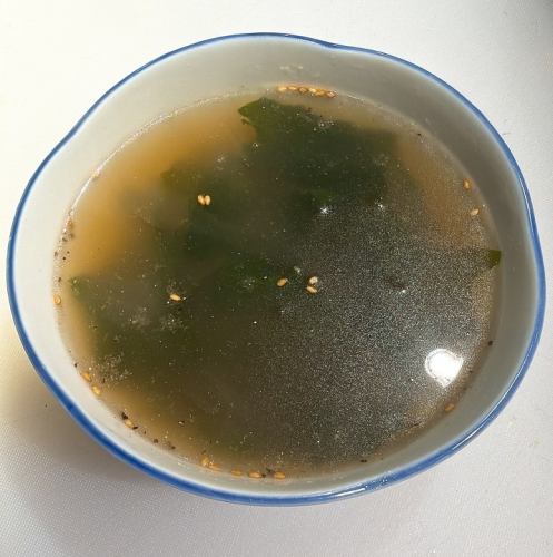 【ご飯】ワカメスープ
