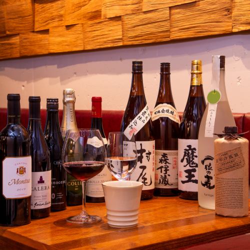 料理に合うお酒をご用意