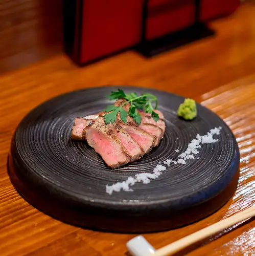 博多和牛のステーキ