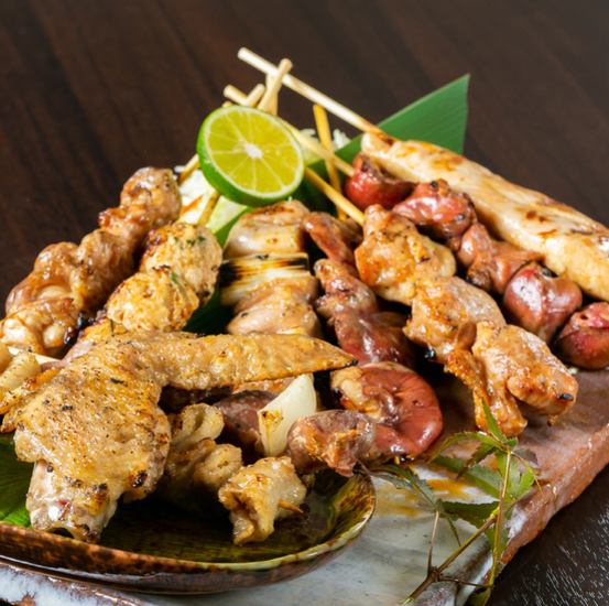 We offer a selection of the chef's recommended skewers in our "Chef's Choice 10 Skewers"