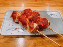 香辣鸡肉丸芝士串 [2串]