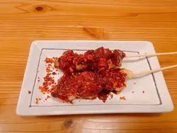 香辣鸡腿肉串（2串）