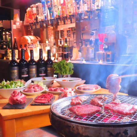 Enjoy all-you-can-eat up to 120 authentic yakiniku dishes♪Have a party or party at [Yakiniku MONSTER]