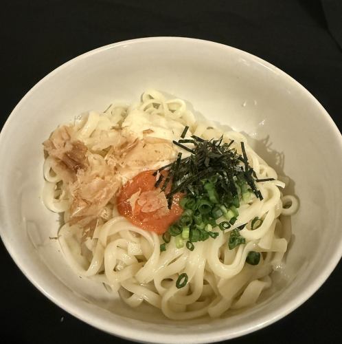 冷やし明太とろろうどん