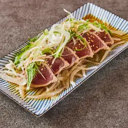 【高知×香川】鰹のカルパッチョ～オリーブ塩仕立て～
