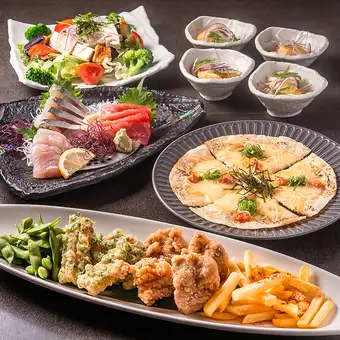 【和】nagomi ~飲み放題2時間付~ 全6品 3800円(税込)