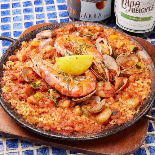 Specialty! Catalan-style mixed paella