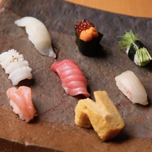 季節の移ろいを感じる握り