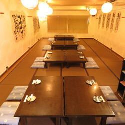 115 seats in total.The tatami room can accommodate up to 60 people! Recommended for group reservations.