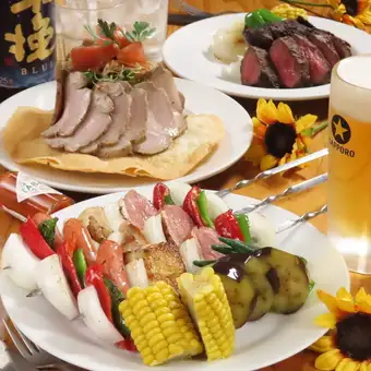<肉フェス2026>メイン3品付食べ飲み放題コース♪(2時間)5000円(税込)