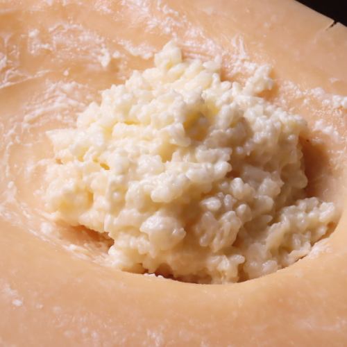 伝統のチーズリゾット