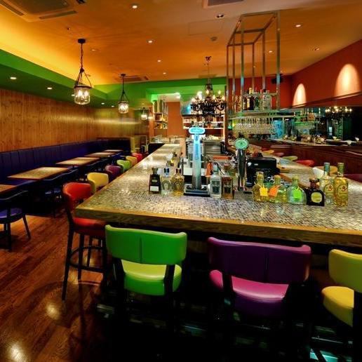 The colorful interior is perfect for birthdays and anniversaries!