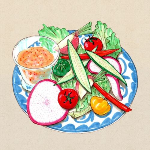 有機野菜のスティックサラダ