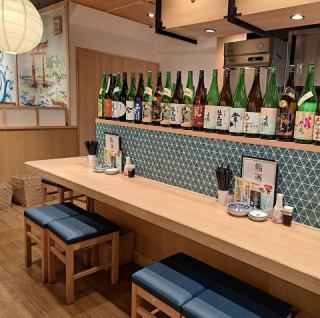 カウンターは19席揃えておりますのでお一人様はじめ2名様のご予約も大歓迎です◎
