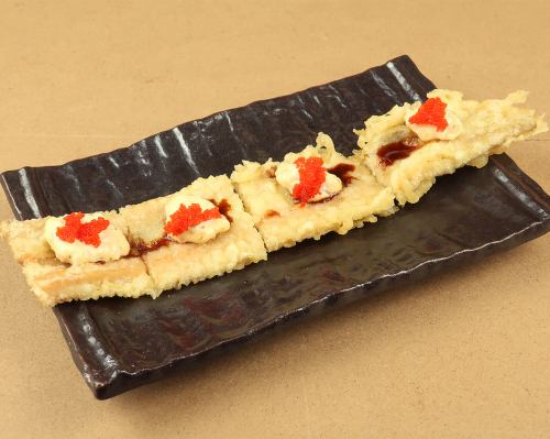 Hearty!! Conger eel tempura with tartar sauce