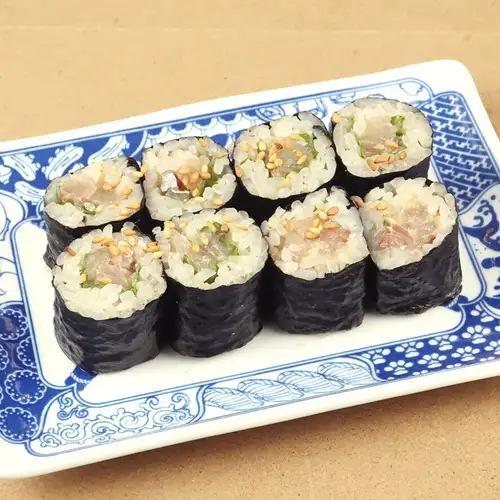 鯵のなめろう巻き