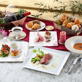【お誕生日ロイヤルコース】全6品　焼き立てパン食べ放題付き！4400円(税込)～
