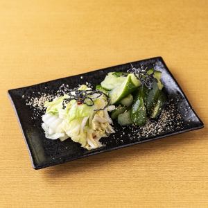 漬物盛り合わせ