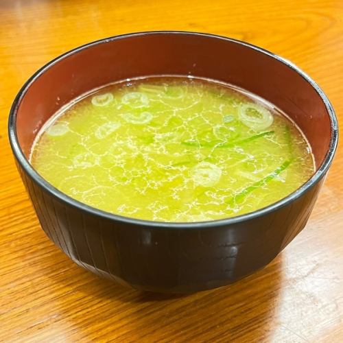 白湯スープ