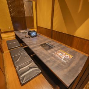 Up to 10 people can be accommodated side by side.